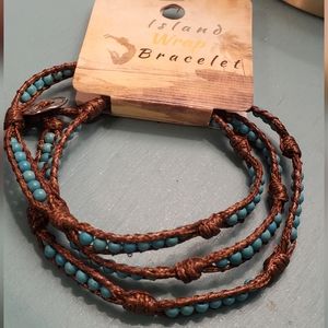 Hawaiian beaded wrap bracelet